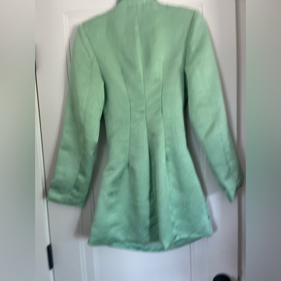 NWT $262 Revolve Atoir The Emily Collared Blazer Dress in Malachite Green - S - Picture 6 of 7